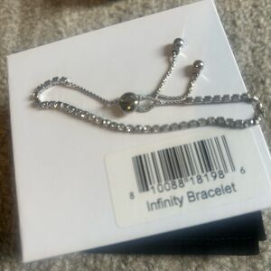 Nine West Infinity Bracelet with Adjustable slider